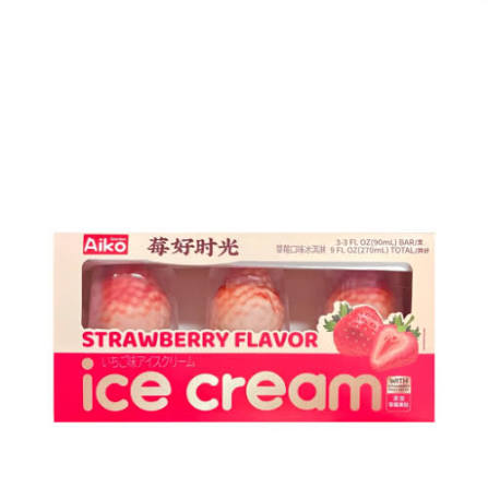 AIKO GARDEN STRAWBERRY (8X3PK) 24PK CASE