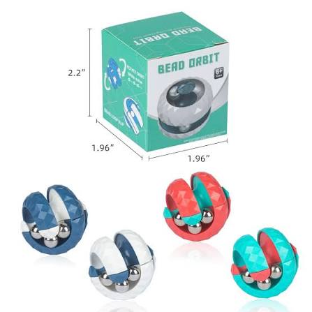 TRACK BEAD DECOMPRESSION TOY 12CT CASE