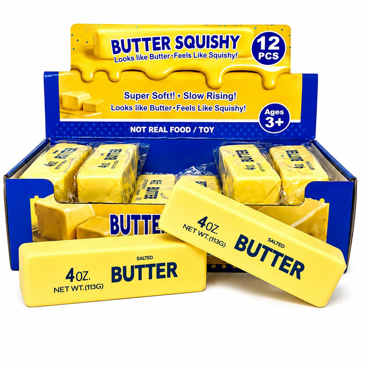 BUTTER YELLOW SQUISHY 40Z 12CT CASE
