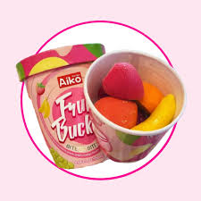 AIKO GARDEN MIXED FLAVOR MINI FRUIT BUCKET 24PK 4.06OZ
