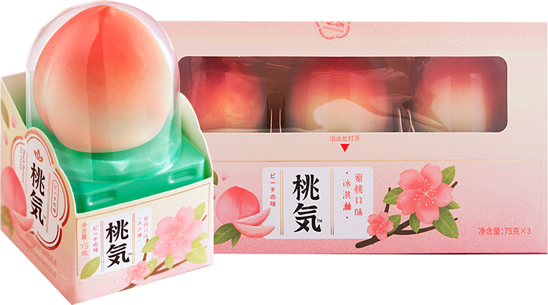 HONG QI TAOQI PEACH  (8X3PK) 24PK CASE