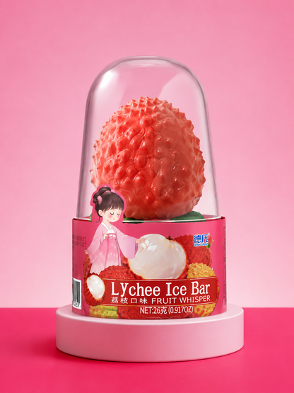Deshi Lychee Ice Cream 8/3PKS/75G 24Ct Case