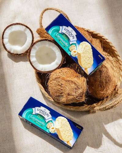 London Dairy Coconutelo Ice Cream Bar 3Fl oz 12ct Case