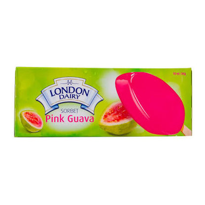 London Dairy Pink Guava Sorbet Bar 3Fl Oz 12ct Case