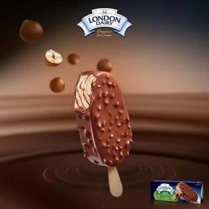 London Dairy Hazelnut Ice Cream Bar 3Fl oz 12ct Case