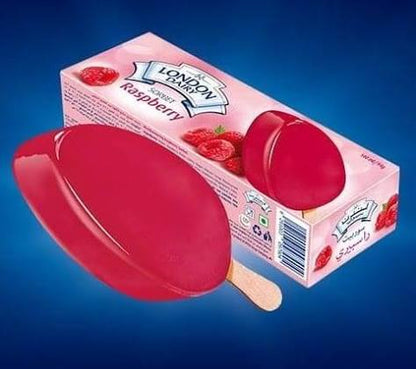 London Dairy Raspberry Sorbet Bar 3Fl Oz 12ct Case