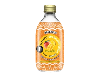 Walker's Japanese Sparkling Soda Zero Sugar Mango 290ml Glass 24ct